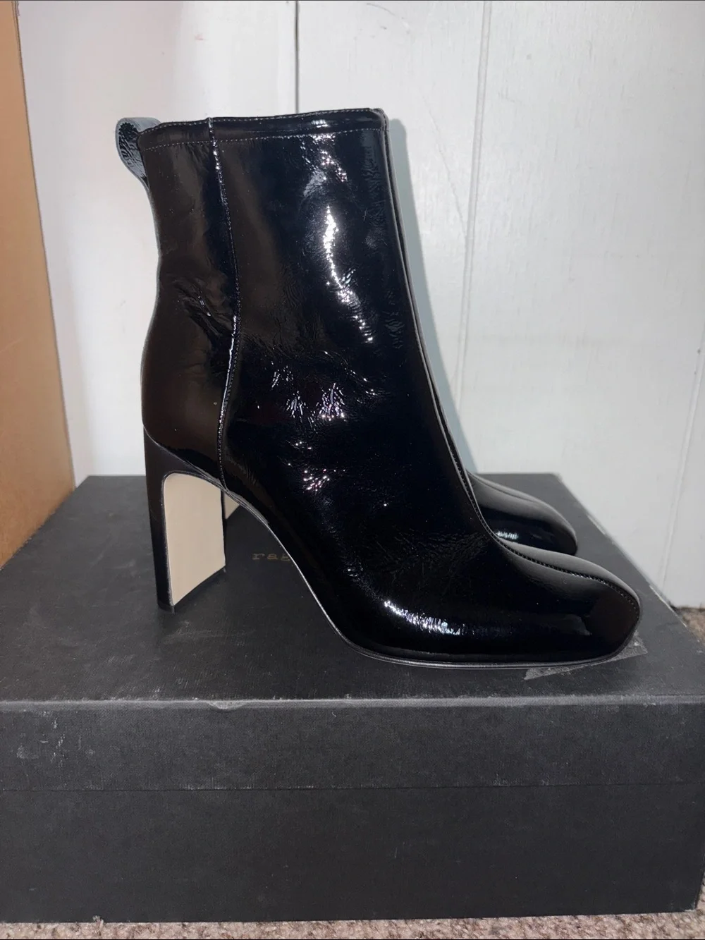 Capelli New York Women’s Black Quilted Mid-Calf Rain Boots size 11